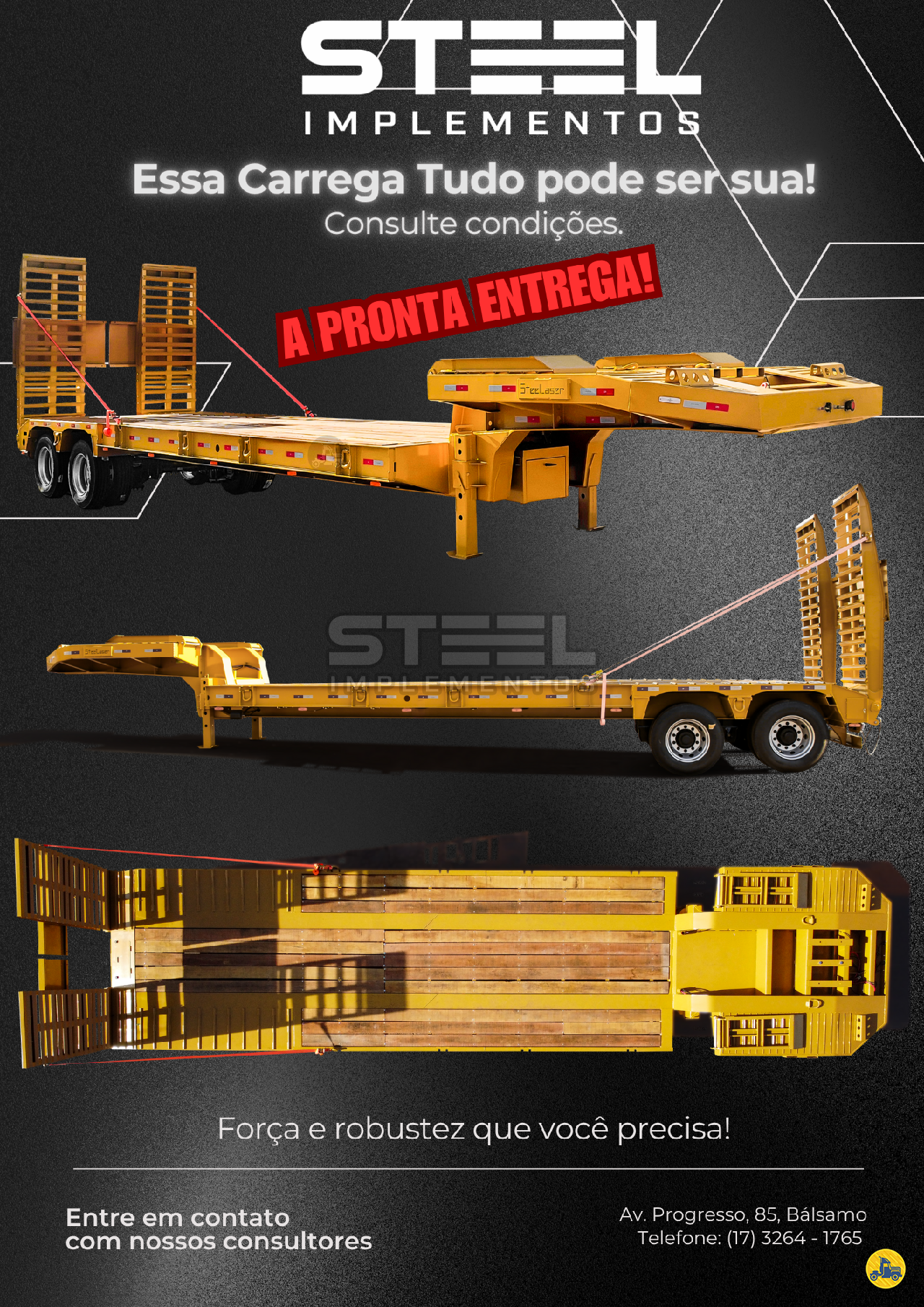CARRETA SEMI-REBOQUE PRANCHA Reta Steel Implementos BALSAMO SÃO PAULO SP